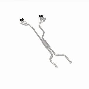 Lincoln Aviator Performance Exhaust - Magnaflow - Street Series Cat-Back - Black Chrome - `20-`25