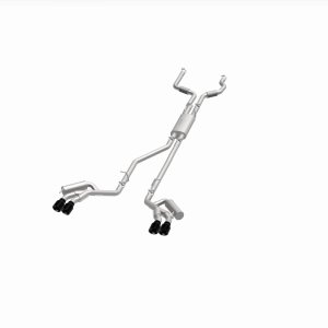 Lincoln Aviator Performance Exhaust - Magnaflow - Street Series Cat-Back - Black Chrome - `20-`25