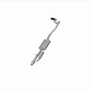 GMC Yukon Performance Exhaust - Single Passenger Side Rear Exit - Magnaflow - Street Series, Cat-Back, No Drone Technology, Stainless Steel with Black Chromed Tip - Black - `21-`25