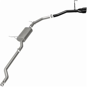 Ford Maverick Performance Exhaust - Rear - Magnaflow - Street Series Cat-Back with Black Coated Tips - Black - `22-`24 Ford Maverick Performance Exhaust - Rear - Magnaflow - Street Series Cat-Back with Black Coated Tips - Black - `22-`24