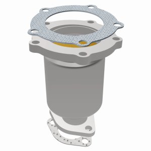 Mazda 626 Catalytic Converter - Magnaflow - HM Grade Direct-Fit, Federal/EPA Compliant, Stainless Steel - `00-`02