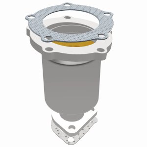 Mazda 626 Catalytic Converter - Magnaflow - HM Grade Direct-Fit, Federal/EPA Compliant, Stainless Steel - `00-`02