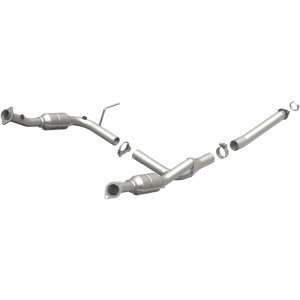 Ford Explorer Catalytic Converter - Magnaflow - HM Grade, Direct-Fit, Federal/EPA Compliant, Y-Pipe Assembly, Stainless Steel - `04-`05 Ford Explorer Catalytic Converter - Magnaflow - HM Grade, Direct-Fit, Federal/EPA Compliant, Y-Pipe Assembly, Stainless Steel - `04-`05