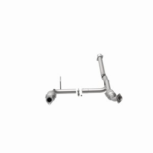 Ford Explorer Catalytic Converter - Magnaflow - HM Grade, Direct-Fit, Federal/EPA Compliant, Y-Pipe Assembly, Stainless Steel - `04-`05