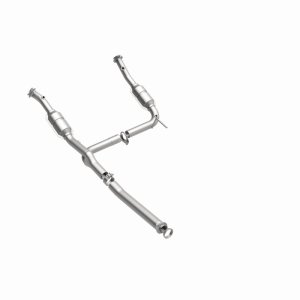 Ford Explorer Catalytic Converter - Magnaflow - HM Grade, Direct-Fit, Federal/EPA Compliant, Y-Pipe Assembly, Stainless Steel - `04-`05