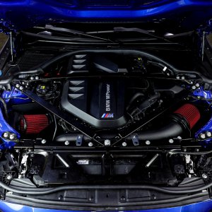 BMW M2 Performance Air Intake - Mishimoto - Open Airbox - Micro-wrinkle Black - `23-`27