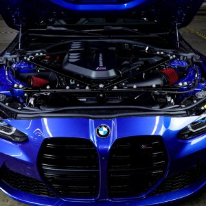 BMW M2 Performance Air Intake - Mishimoto - Open Airbox - Micro-wrinkle Black - `23-`27