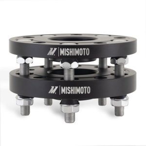 Tesla Model 3 Wheel Spacers - Front + Rear - Mishimoto - Staggered 20mm + 25mm - Black - `17-`23 Tesla Model 3 Wheel Spacers - Front + Rear - Mishimoto - Staggered 20mm + 25mm - Black - `17-`23