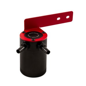 Honda Civic Type R Baffled Oil Catch Can Kit - Mishimoto - PCV Side, Direct-Fit - Red - `17-`27