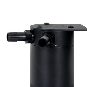 Nissan Z Oil Catch Can - Mishimoto - Baffled, PCV Side - Black - `23-`27 Nissan Z Oil Catch Can - Mishimoto - Baffled, PCV Side - Black - `23-`27