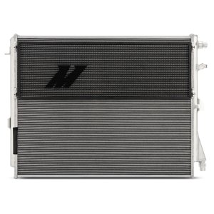 BMW M4 Heat Exchanger - Mishimoto - Performance, Dual-Pass, Aluminum End Tanks, Louvered Fins, with Rock Guards - `21-`27 BMW M4 Heat Exchanger - Mishimoto - Performance, Dual-Pass, Aluminum End Tanks, Louvered Fins, with Rock Guards - `21-`27