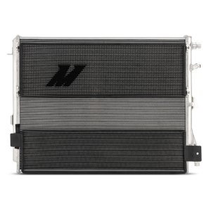 BMW M2 Heat Exchanger - Mishimoto - Performance, Dual-Pass, Aluminum, Louvered Fin, Includes Rock Guards - `23-`27 BMW M2 Heat Exchanger - Mishimoto - Performance, Dual-Pass, Aluminum, Louvered Fin, Includes Rock Guards - `23-`27