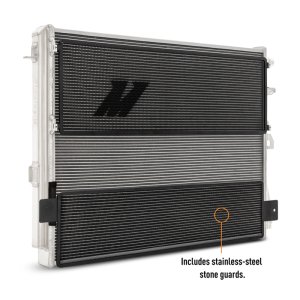 BMW M3 Heat Exchanger - Mishimoto - Performance, Dual-Pass, Aluminum, Louvered Fin, Includes Rock Guards - `21-`27 BMW M3 Heat Exchanger - Mishimoto - Performance, Dual-Pass, Aluminum, Louvered Fin, Includes Rock Guards - `21-`27