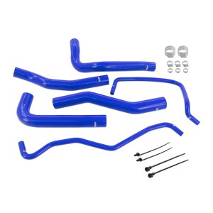 Ford Mustang Radiator Coolant Hose Kit - Mishimoto - Silicone - Blue - `24-`27