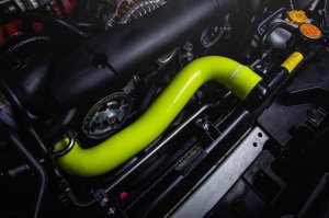 Subaru WRX STI Radiator Hose Kit - Mishimoto - Silicone - Neon Yellow - `08-`21