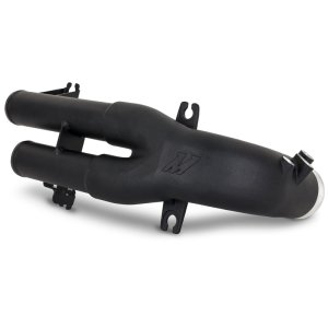 BMW M2 Intercooler Charge Pipe Kit - Hot Side - Mishimoto - Hot-Side Performance Charge Pipe, Cast Aluminum Merge + Silicone Hoses, 27% Less Restrictive - `23-`27 BMW M2 Intercooler Charge Pipe Kit - Hot Side - Mishimoto - Hot-Side Performance Charge Pipe, Cast Aluminum Merge + Silicone Hoses, 27% Less Restrictive - `23-`27