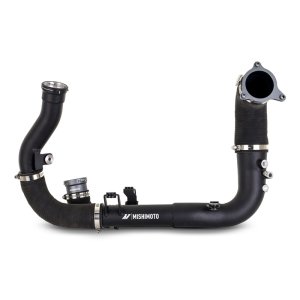 BMW M2 Intercooler Charge Pipe Kit - Hot Side - Mishimoto - Hot-Side Performance Charge Pipe, Cast Aluminum Merge + Silicone Hoses, 27% Less Restrictive - `23-`27 BMW M2 Intercooler Charge Pipe Kit - Hot Side - Mishimoto - Hot-Side Performance Charge Pipe, Cast Aluminum Merge + Silicone Hoses, 27% Less Restrictive - `23-`27