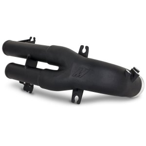 BMW M2 Intercooler Charge Pipe Kit - Hot Side - Mishimoto - Hot-Side Performance Charge Pipe, Cast Aluminum Merge + Silicone Hoses, 27% Less Restrictive - `23-`27 BMW M2 Intercooler Charge Pipe Kit - Hot Side - Mishimoto - Hot-Side Performance Charge Pipe, Cast Aluminum Merge + Silicone Hoses, 27% Less Restrictive - `23-`27