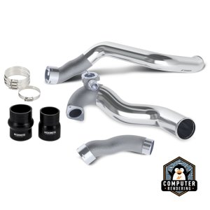 Ford Mustang Intercooler Pipe Kit - Mishimoto - EcoBoost Charge Pipes - Polished - `24-`27