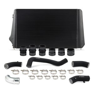 GMC HD Truck Performance Intercooler Kit - Mishimoto - 68mm Bar-and-Plate Core - Black - `17-`19 GMC HD Truck Performance Intercooler Kit - Mishimoto - 68mm Bar-and-Plate Core - Black - `17-`19