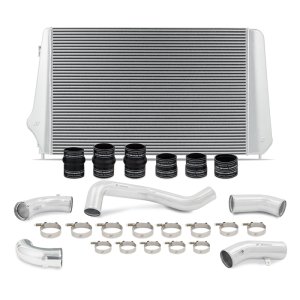 GMC HD Truck Intercooler Kit - Mishimoto - 17-19 GM L5P Duramax w/ Polished Pipes - Silver - `17-`19 GMC HD Truck Intercooler Kit - Mishimoto - 17-19 GM L5P Duramax w/ Polished Pipes - Silver - `17-`19
