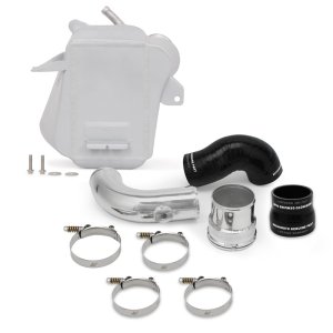 Ford Super Duty Intercooler - Mishimoto - Air-to-Water - Micro-Wrinkle Silver - `17-`27 Ford Super Duty Intercooler - Mishimoto - Air-to-Water - Micro-Wrinkle Silver - `17-`27