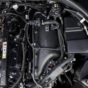 BMW M3 Intercooler Kit - Mishimoto - Performance Charge Air Cooler Manifold, Bar-and-Plate Core, Cast Aluminum, TIG-Welded - Black - `21-`27