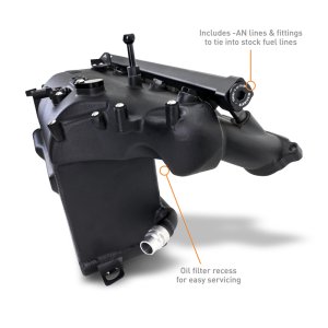 BMW M3 Intercooler Kit - Mishimoto - Performance Charge Air Cooler Manifold, Bar-and-Plate Core, Cast Aluminum, TIG-Welded - Black - `21-`27