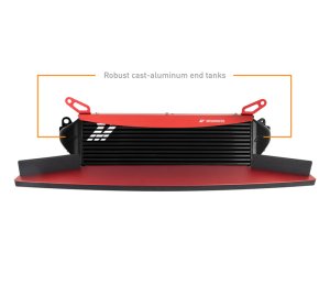 Toyota GR Corolla Performance Intercooler - Mishimoto - 4” Thick Bar-and-Plate Core - Black - `23-`27