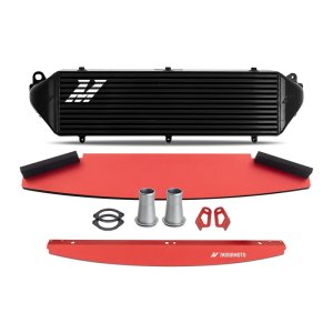 Toyota GR Corolla Performance Intercooler - Mishimoto - 4” Thick Bar-and-Plate Core - Black - `23-`27