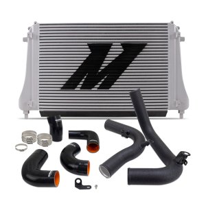 Volkswagen GTI Performance Intercooler Kit - Mishimoto - Wrinkle Black - `22-`27