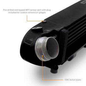 Ford Mustang Performance Intercooler - Mishimoto - EcoBoost - Black - `24-`27