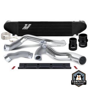 Ford Mustang Intercooler Kit - Mishimoto - Performance - Black/Polished - `24-`27