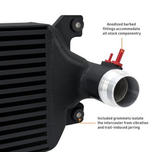 Toyota Tacoma Performance Intercooler Kit - Mishimoto - Black Cooler Black Pipes - `24-`27