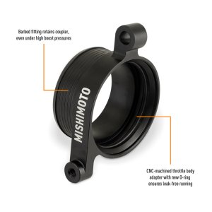 Subaru WRX Performance Intercooler Kit - Front - Mishimoto - SL Core WRD Pipes - Silver Intercooler, Red Pipes - `22-`27