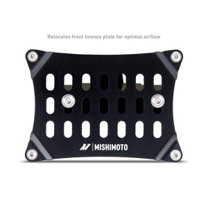 Ford Mustang Mach-E License Plate Relocation Kit - Front - Mishimoto - MMLP-MME-21 - Micro-wrinkle black - `21-`27 Ford Mustang Mach-E License Plate Relocation Kit - Front - Mishimoto - MMLP-MME-21 - Micro-wrinkle black - `21-`27