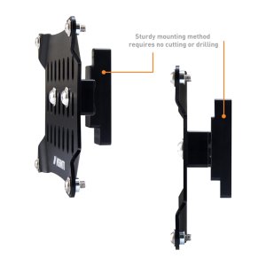 Ford Mustang License Plate Relocation Kit - Front - Mishimoto - Mishimoto MMLP-MUS4-24 - Black - `24-`27