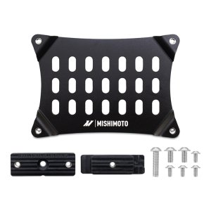 Ford Mustang License Plate Relocation Kit - Front - Mishimoto - Mishimoto MMLP-MUS4-24 - Black - `24-`27