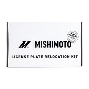 Ford Mustang License Plate Relocation Kit - Front - Mishimoto - Mishimoto MMLP-MUS4-24 - Black - `24-`27