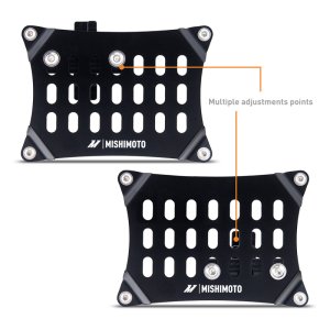 Ford Mustang License Plate Relocation Kit - Front - Mishimoto - Mishimoto MMLP-MUS4-24 - Black - `24-`27