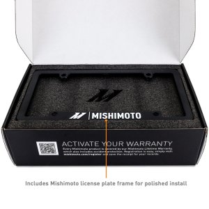 Ford Mustang License Plate Relocation Kit - Front - Mishimoto - Mishimoto MMLP-MUS4-24 - Black - `24-`27