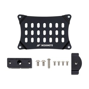 Ford Mustang License Plate Relocation Kit - Front - Mishimoto - MMLP-MUS8-24 - Black - `24-`27