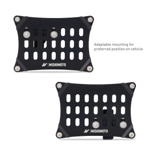 Ford Mustang License Plate Relocation Kit - Front - Mishimoto - MMLP-MUS8-24 - Black - `24-`27