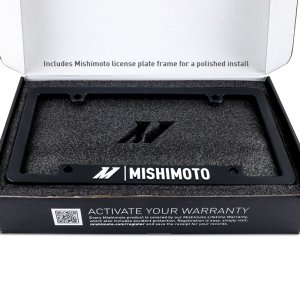 Ford Mustang License Plate Relocation Kit - Front - Mishimoto - MMLP-MUS8-24 - Black - `24-`27