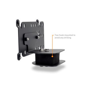 RAM 2500 License Plate Relocation Kit - Front - Mishimoto - MMLP-RAM-19 - Black - `19-`27