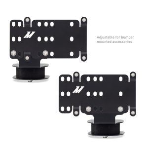 RAM 2500 License Plate Relocation Kit - Front - Mishimoto - MMLP-RAM-19 - Black - `19-`27