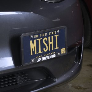 Tesla Model Y License Plate Relocation Kit - Front - Mishimoto - MMLP-TMY-20 - `22-`27