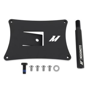 Subaru XV Crosstrek License Plate Relocation Kit - Front - Mishimoto - Mishimoto MMLP-WRX-22 - Black - `18-`27 Subaru XV Crosstrek License Plate Relocation Kit - Front - Mishimoto - Mishimoto MMLP-WRX-22 - Black - `18-`27