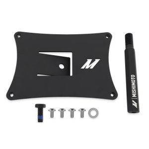 Subaru XV Crosstrek License Plate Relocation Kit - Front - Mishimoto - Mishimoto MMLP-WRX-22 - Black - `18-`27 Subaru XV Crosstrek License Plate Relocation Kit - Front - Mishimoto - Mishimoto MMLP-WRX-22 - Black - `18-`27