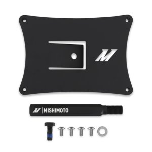 Subaru XV Crosstrek License Plate Relocation Kit - Front - Mishimoto - Mishimoto MMLP-WRX-22 - Black - `18-`27 Subaru XV Crosstrek License Plate Relocation Kit - Front - Mishimoto - Mishimoto MMLP-WRX-22 - Black - `18-`27
